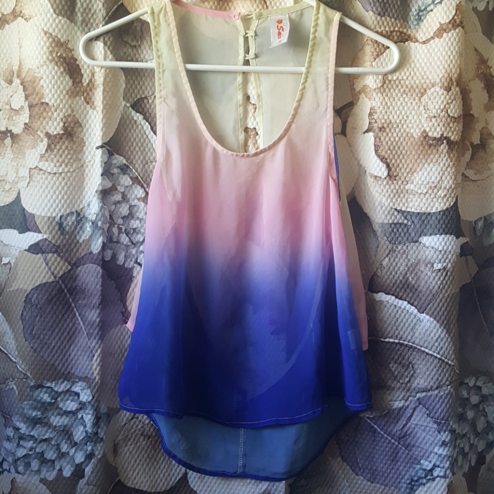 Sheer Ombre Top